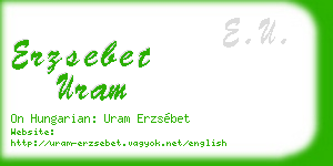 erzsebet uram business card